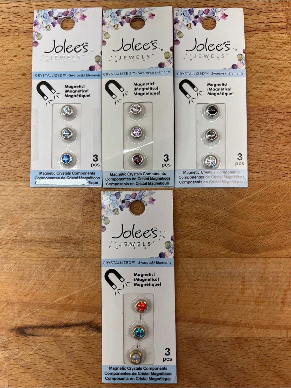 Jolee’s Jewels 12 Magnetic Swarovski Crystal Elements